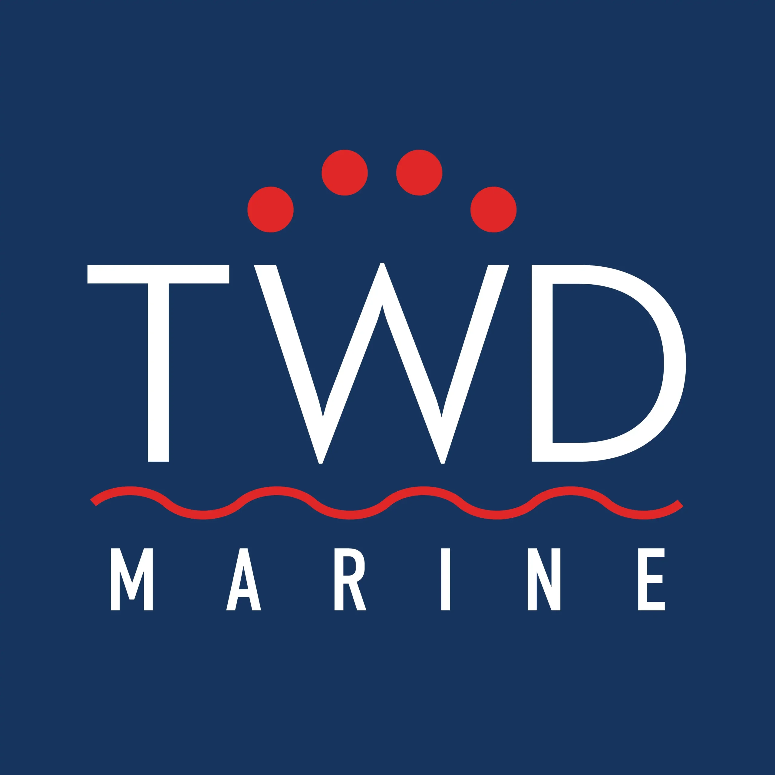 TWD Marine's company brand logo